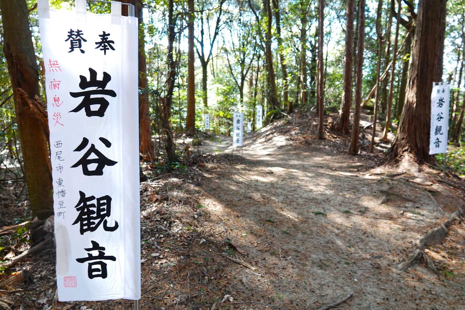 表参道入口-聖ヶ峰-奥の院裏山道入口 往復コースの写真