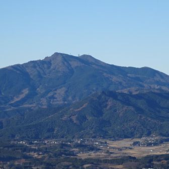 筑波山が良く見える