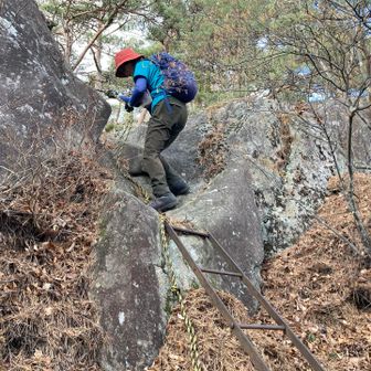 金華山に向かう