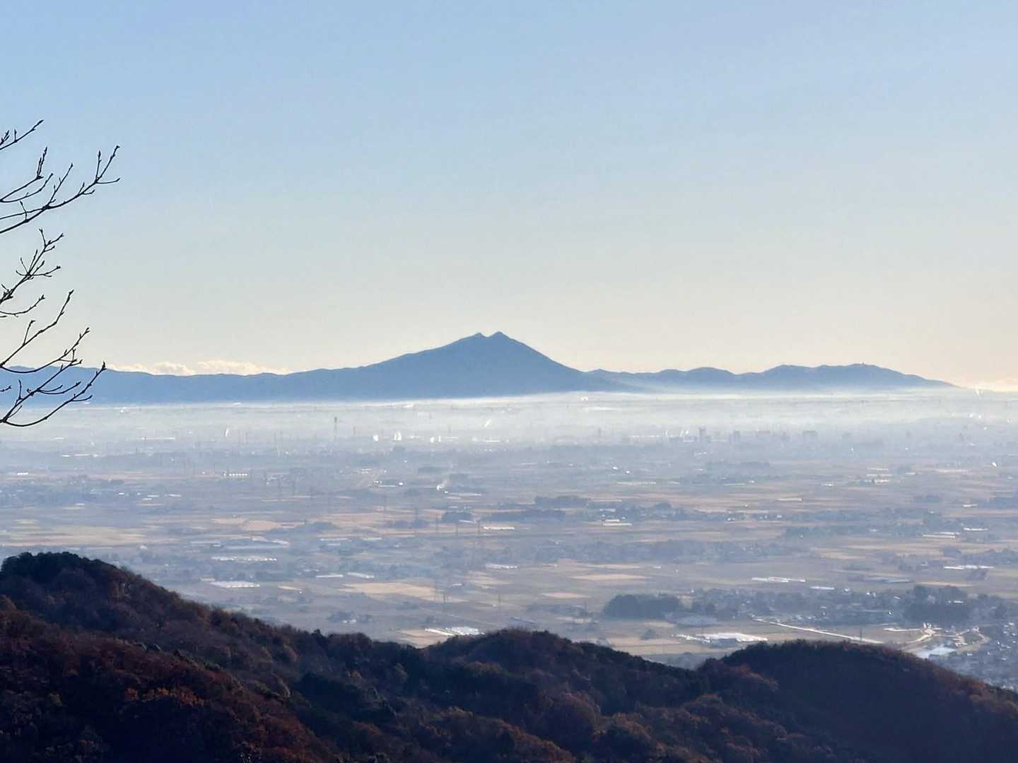 第一展望台から筑波山🏔️