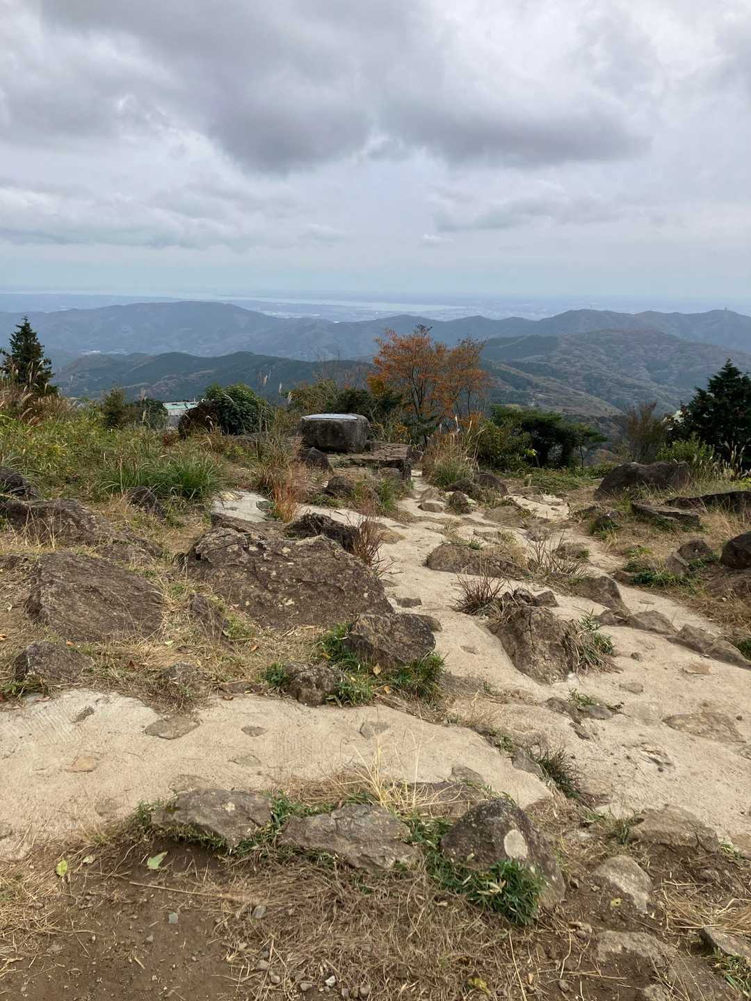 大分下りて来ました。
正面に海。ここも景色が良いです。