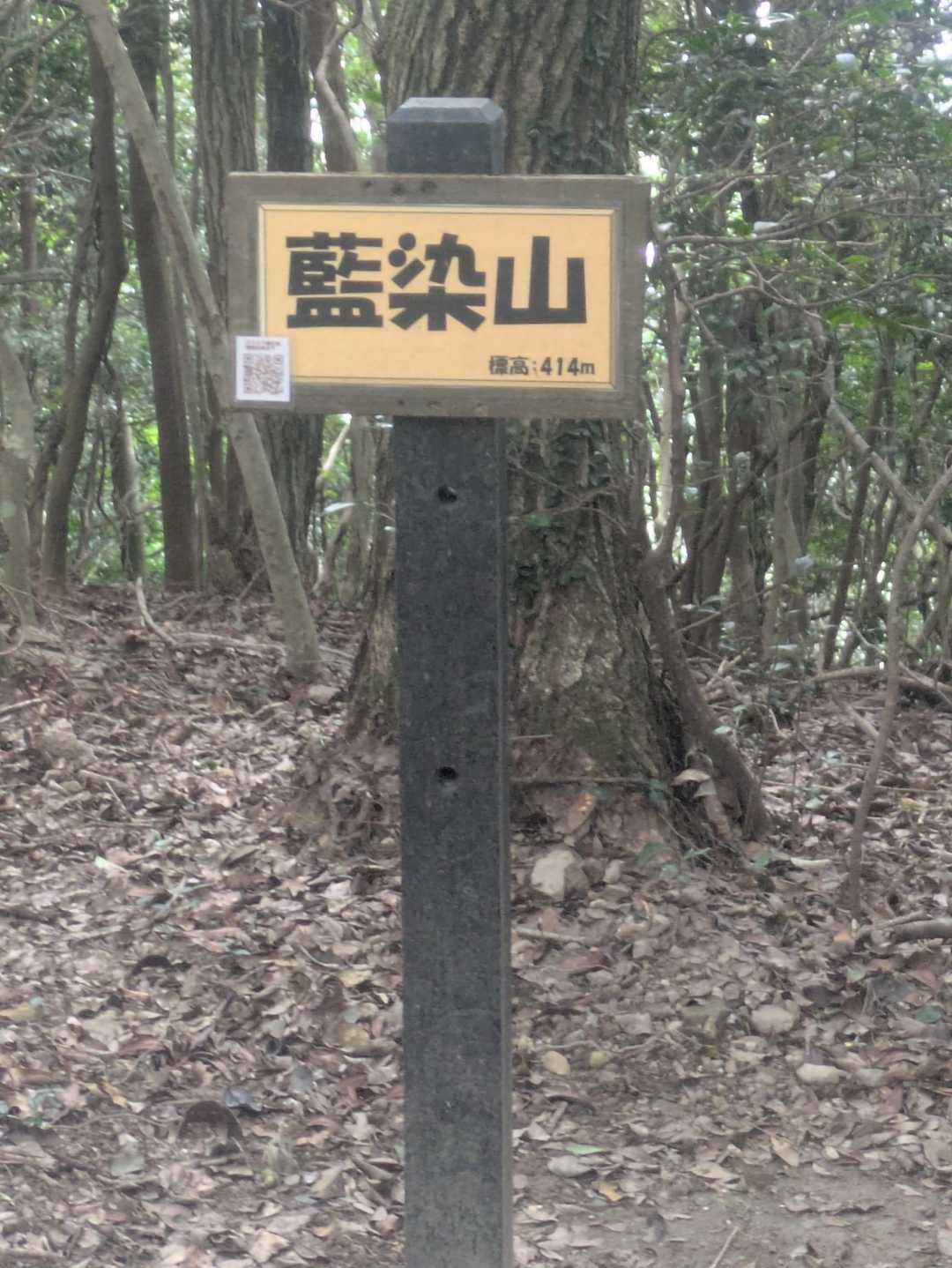 藍染山山頂
今回で10回登頂！
目指せ100回登頂⛰️
週一で登れてもあと何年かかるかなぁ。