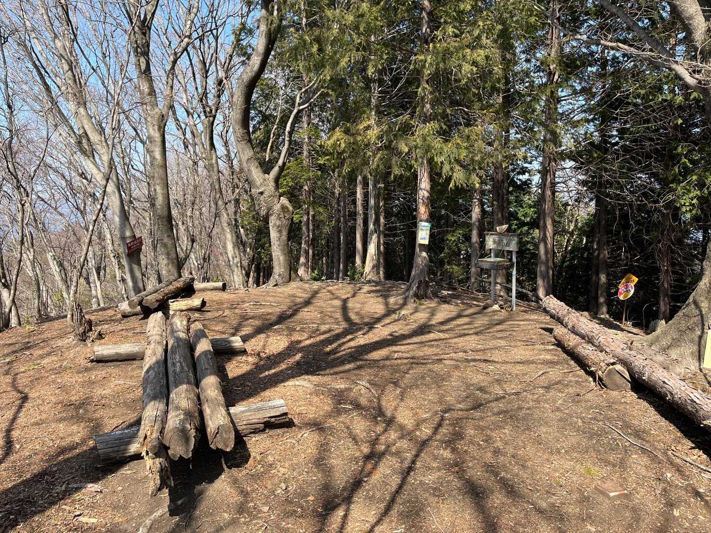 華厳山の頂上