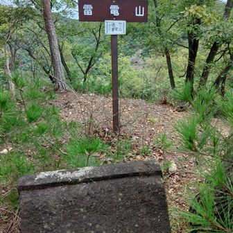 雷電山ってこの辺いっぱいあるね