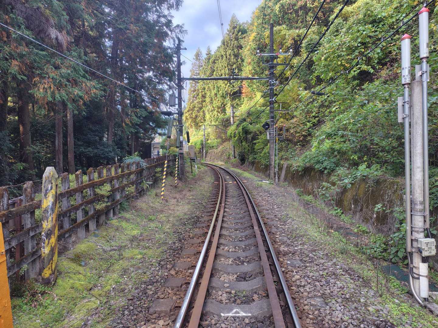 単線の線路が良き雰囲気☺️