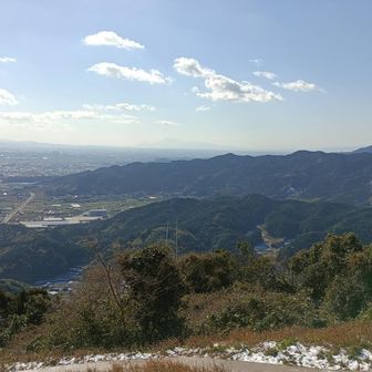 雲仙岳が見える。