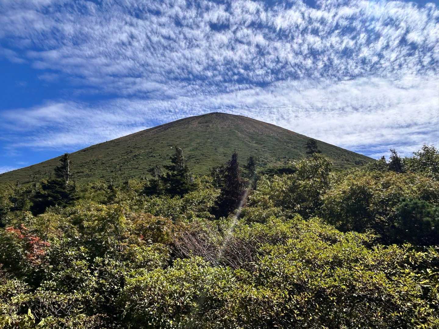 岩手山を見ながら