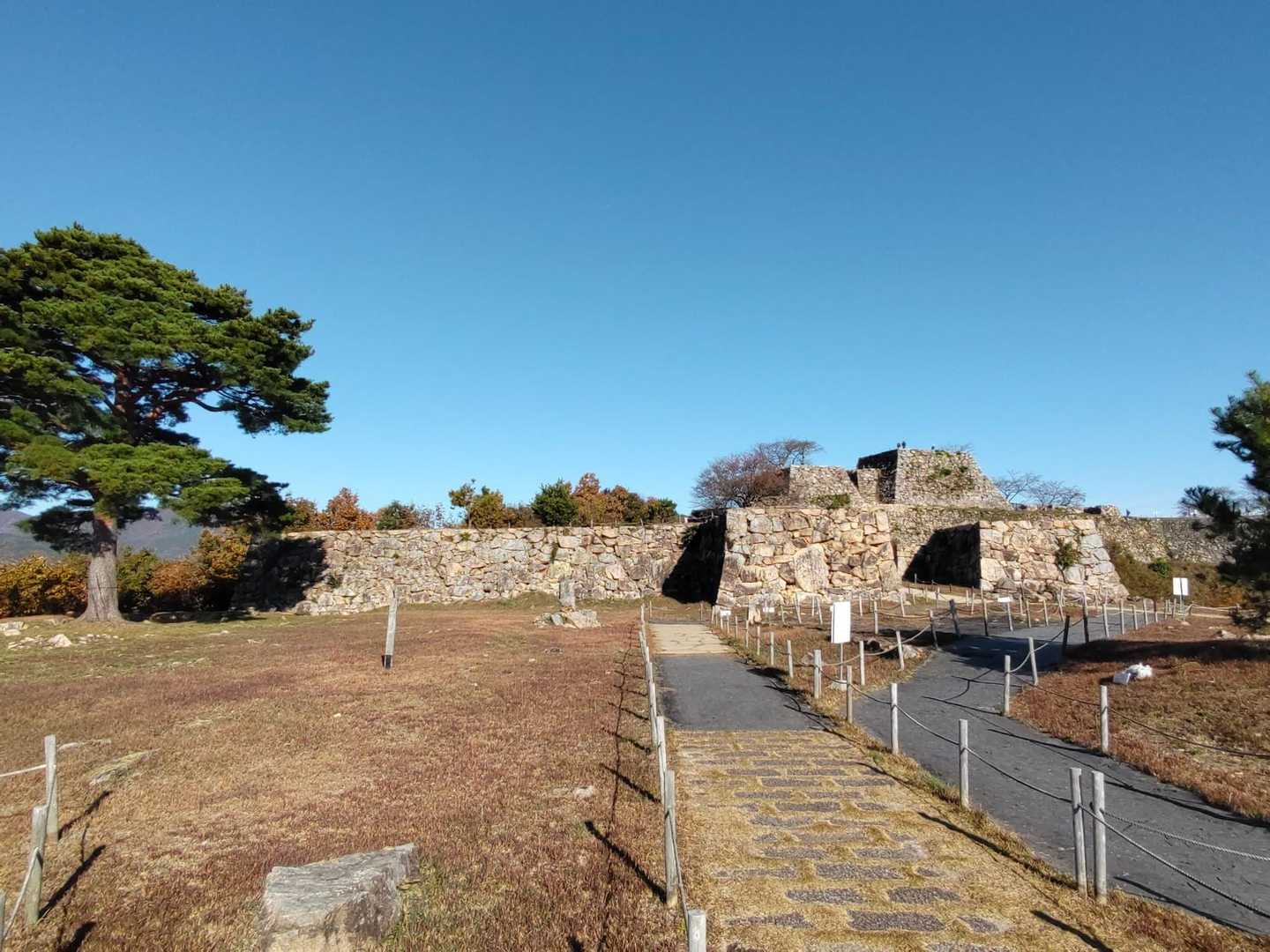 竹田城跡の全体
