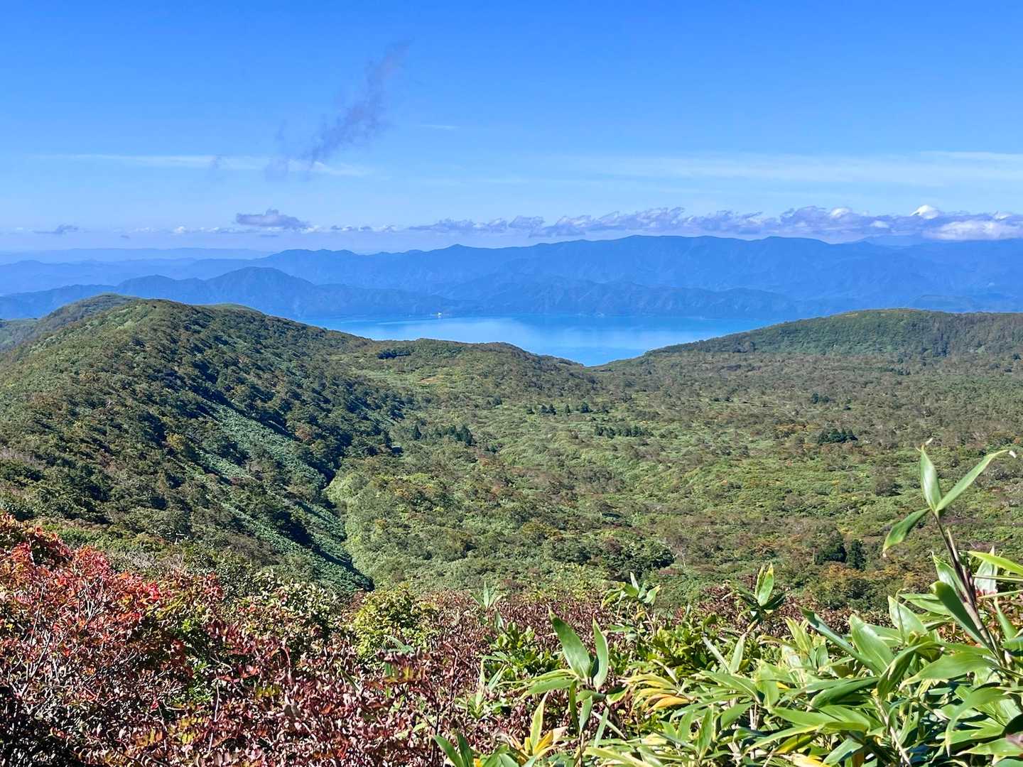 田沢湖見えた✨