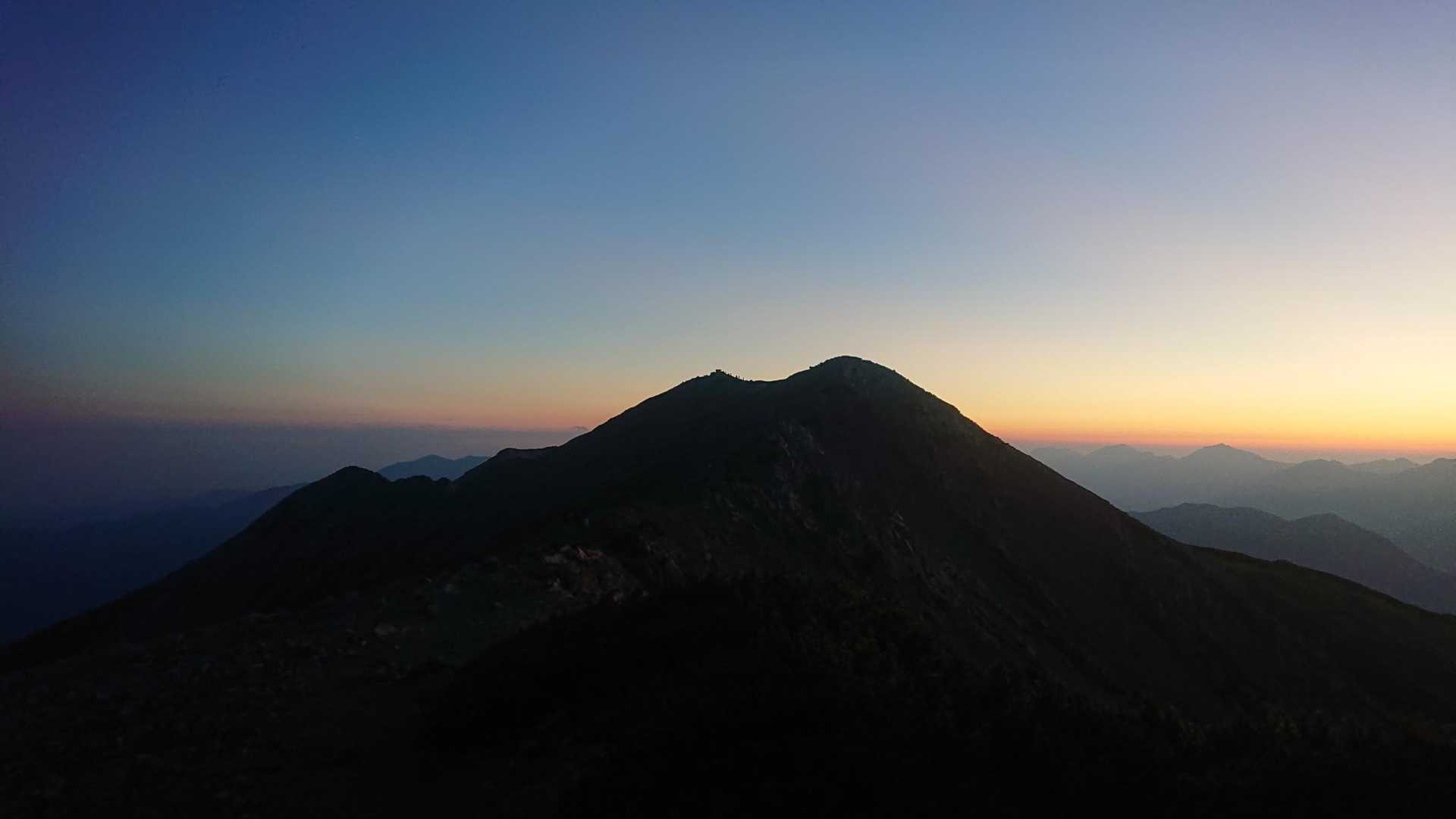 薬師岳登山口-五光岩ベンチ-太郎山-薬師峠-薬師平-薬師岳 往復コースの写真