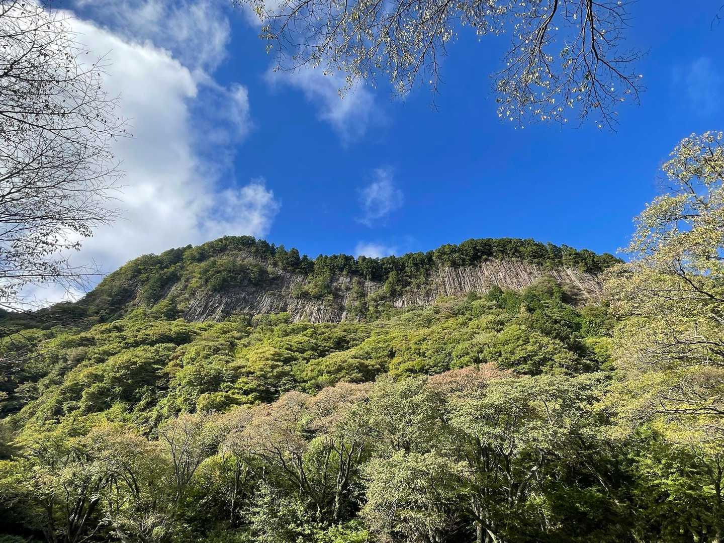 周回して戻ってきた屏風岩公苑
午前中にガスっていたのが嘘のような晴天☀️
綺麗に見える🤩