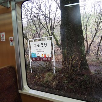 沢入駅まで来ると、もう芽吹きもなく、春まだ浅い感じ
たった一駅でここまで違う

ここは袈裟丸山の玄関口になるのかな