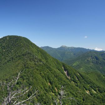 皇海山の右奥には日光白根山▲✨
2023/10/22に登ったきりなので久々に行きたくなる