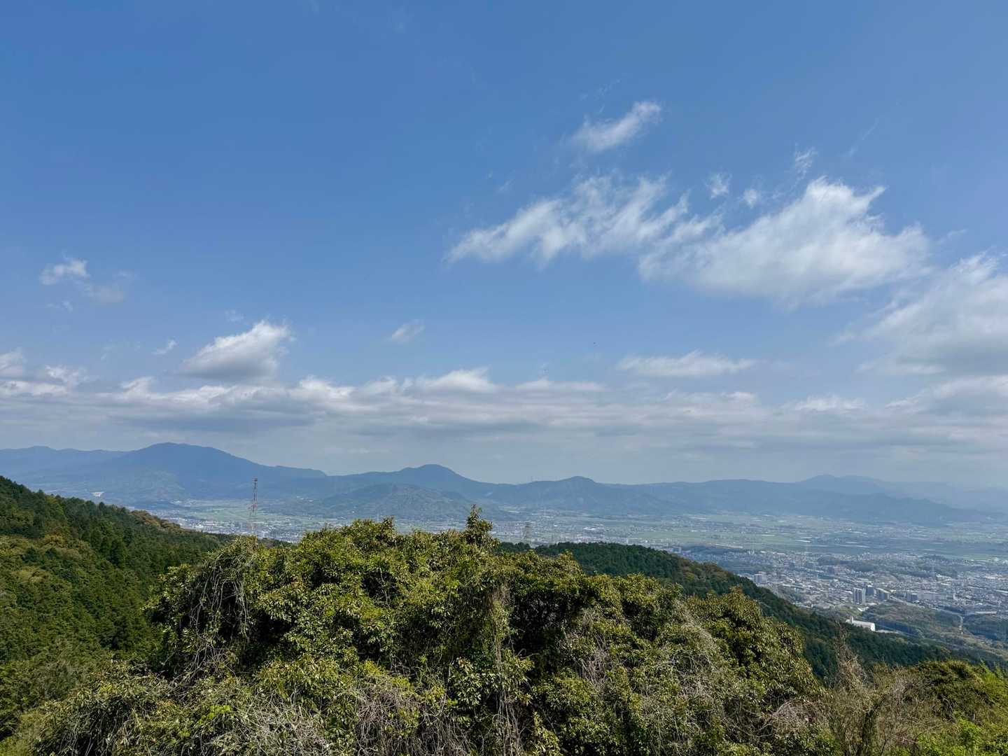 春霞ですなぁー宝満山系