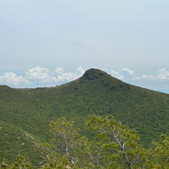 船明神山から見た安達太良山。
いつもと反対。