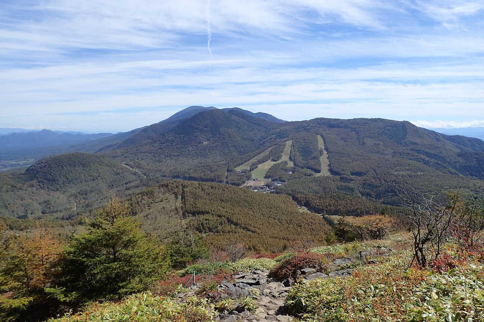 篭ノ登山方面