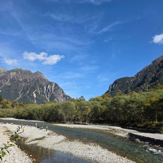 下山は上高地へ　梯子も下山なので写真省略（すいません）