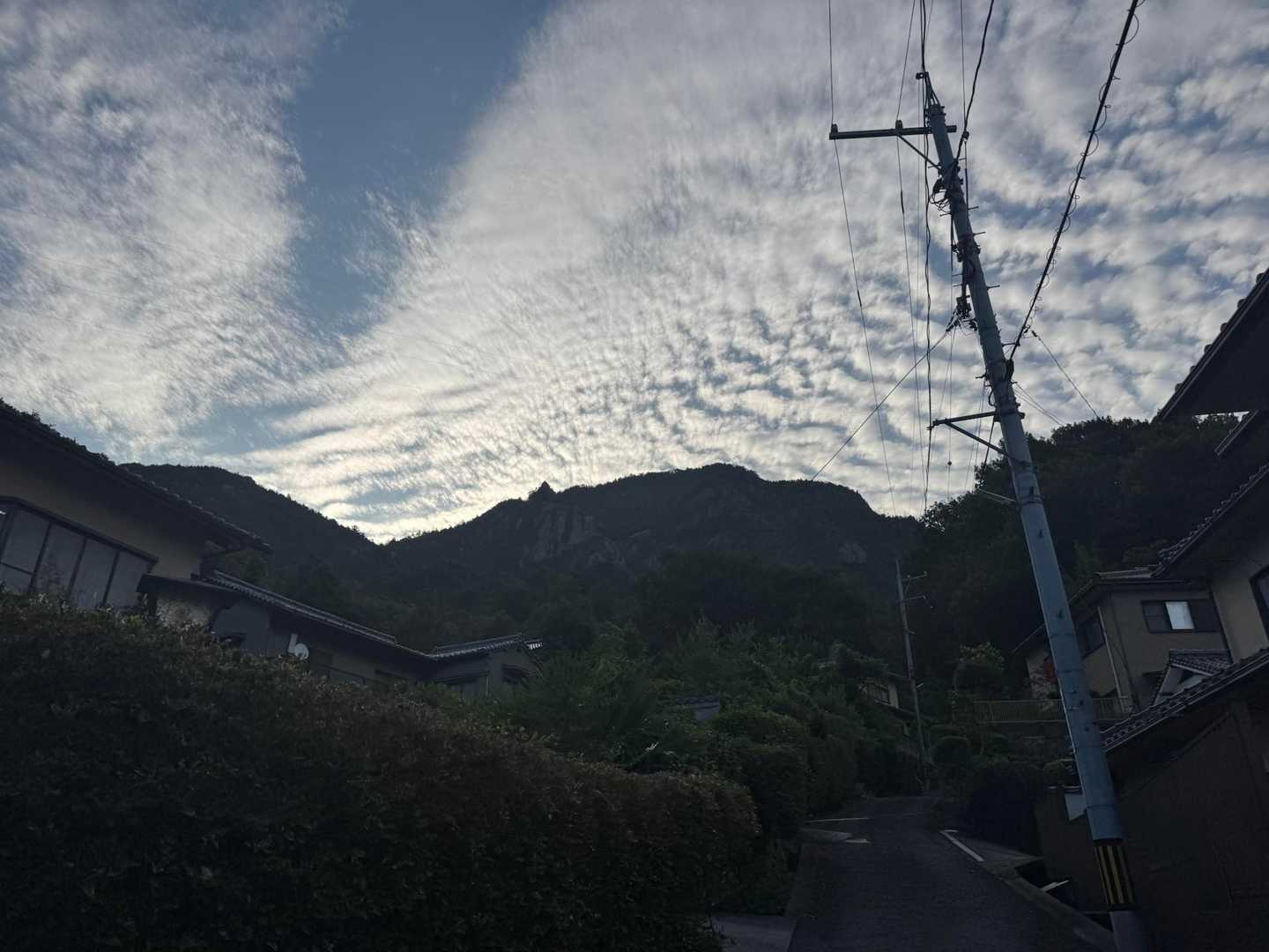 烏帽子岩が見えてる😳