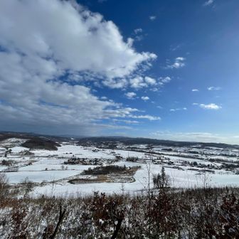 ちょっと、足を伸ばしてスキー場近くまで…🤳