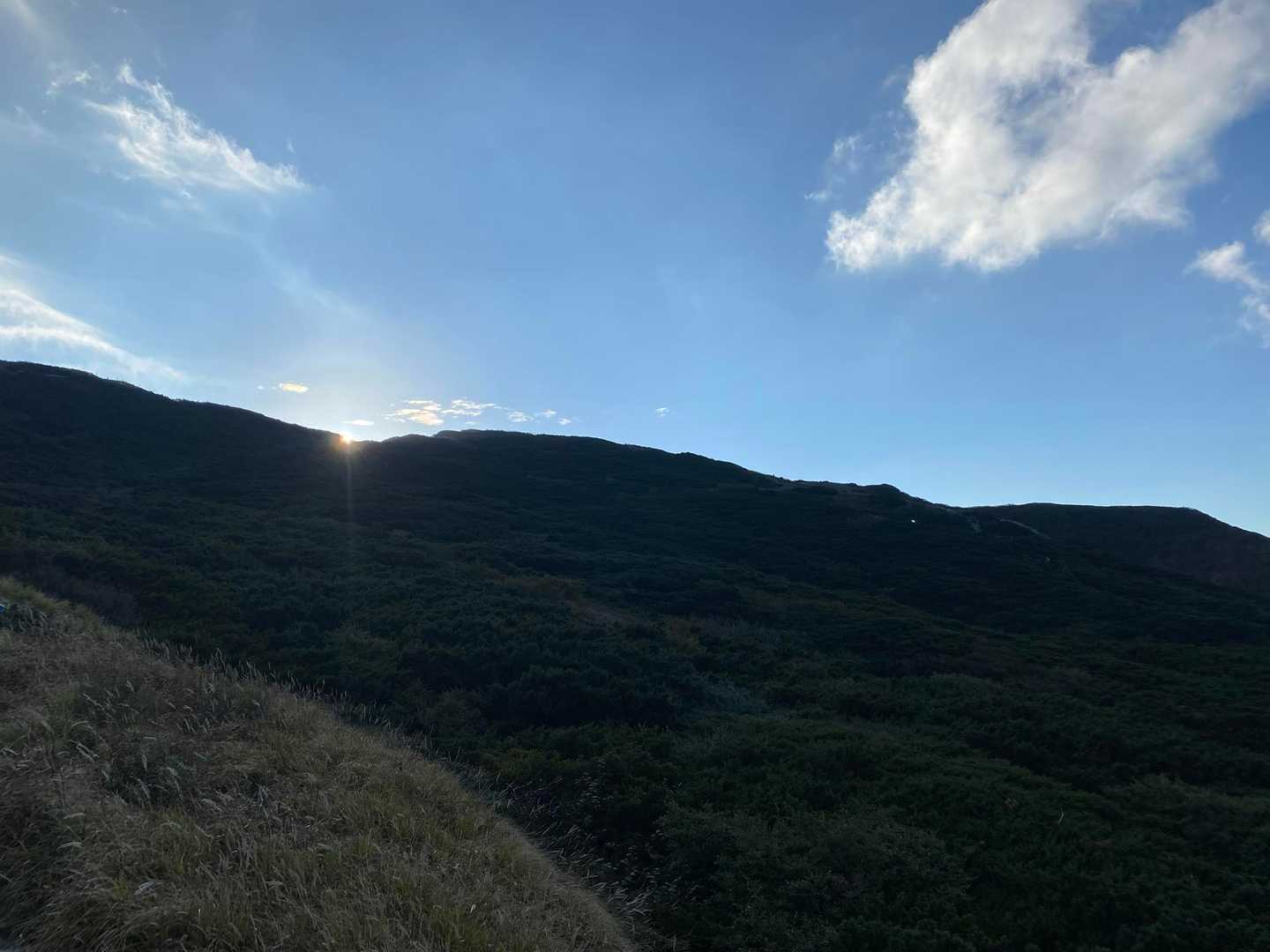 今日初めてみた太陽☀️