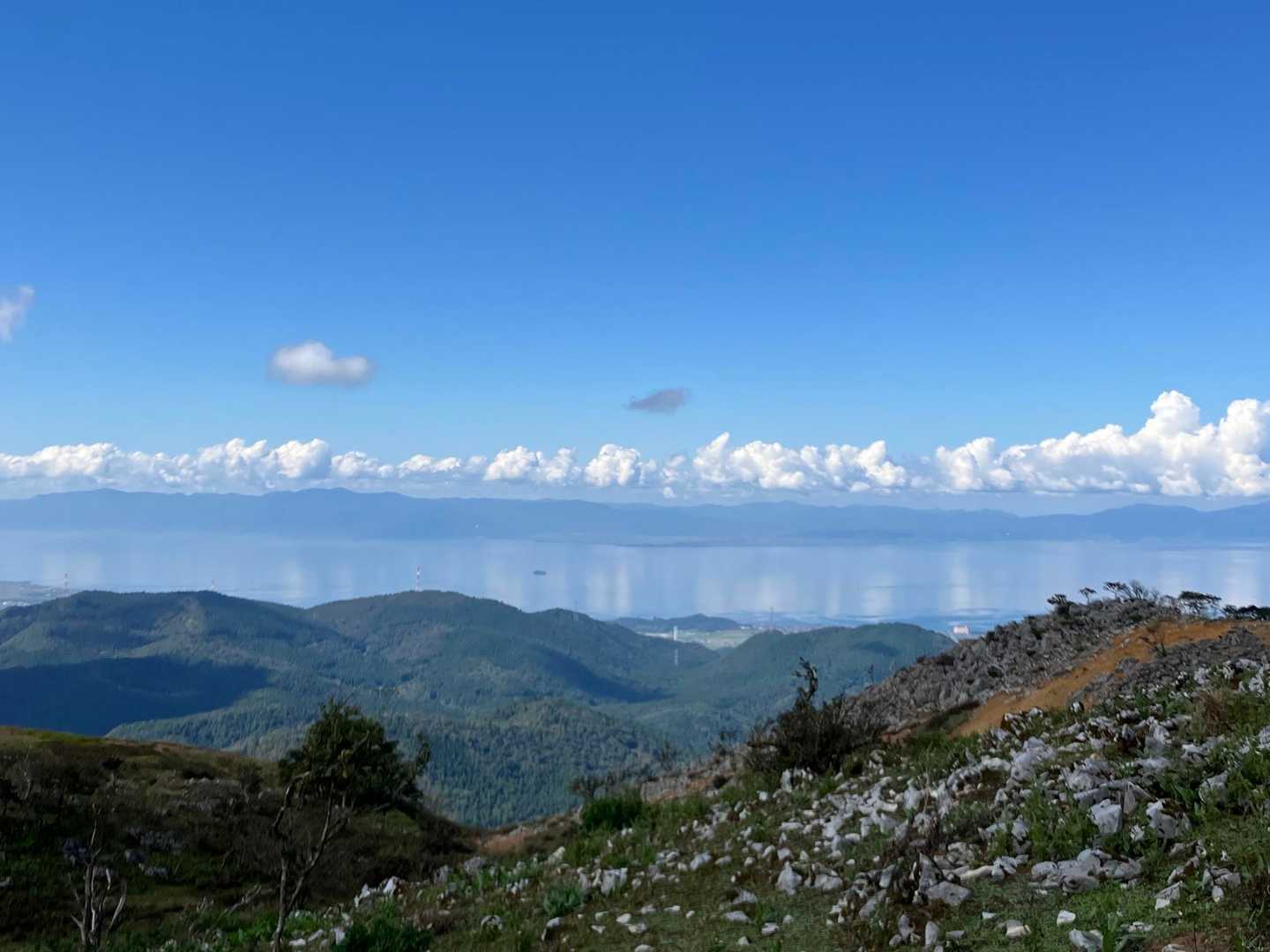 汗ふき峠-経塚山-霊仙山 往復コースの写真
