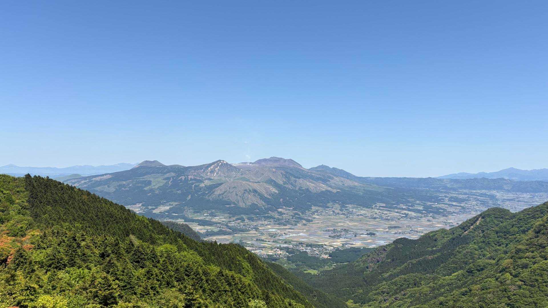 高岳、中岳が近くに🎶