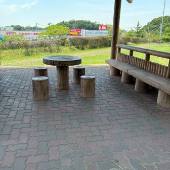 東屋に到着