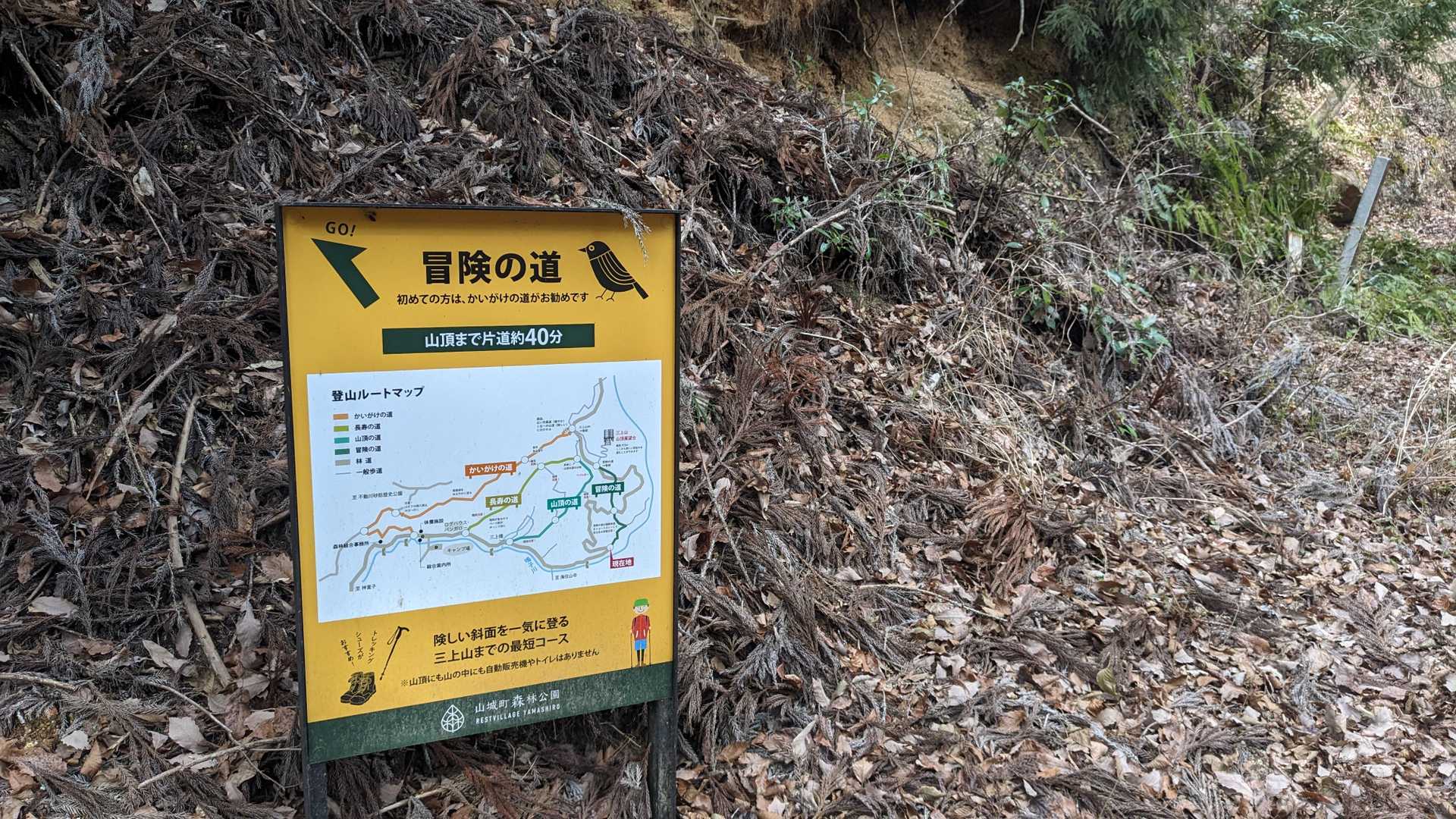 冒険の道を行く