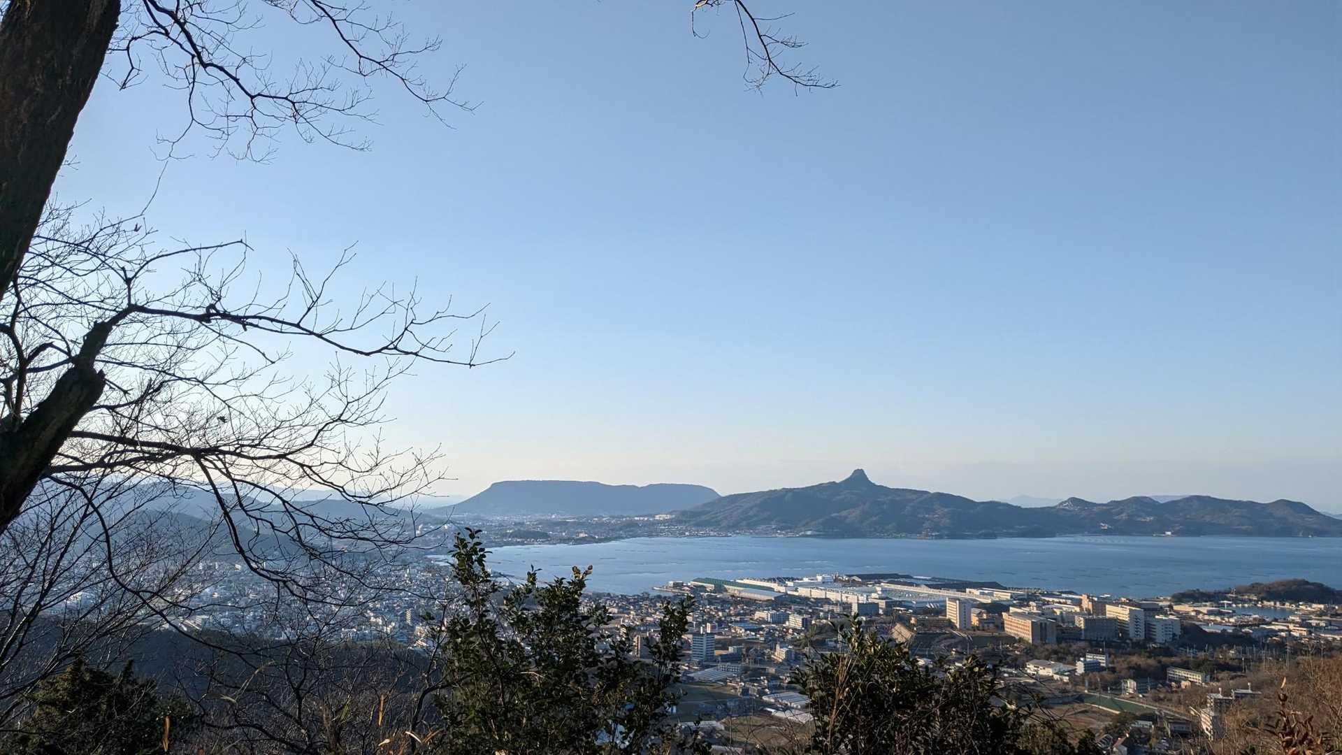 再び小屋前からの景色いいー