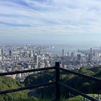 市章山からの景色。ここから花火を見たいけど、マスター情報では、かなり混むらしい。車で上がれるからかな。