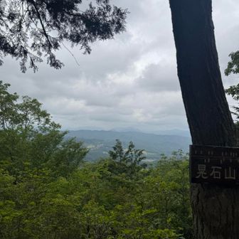 晃石山から日光方面