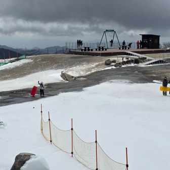 手袋を外して写真を撮るが