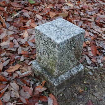 雌岳の三角点📸