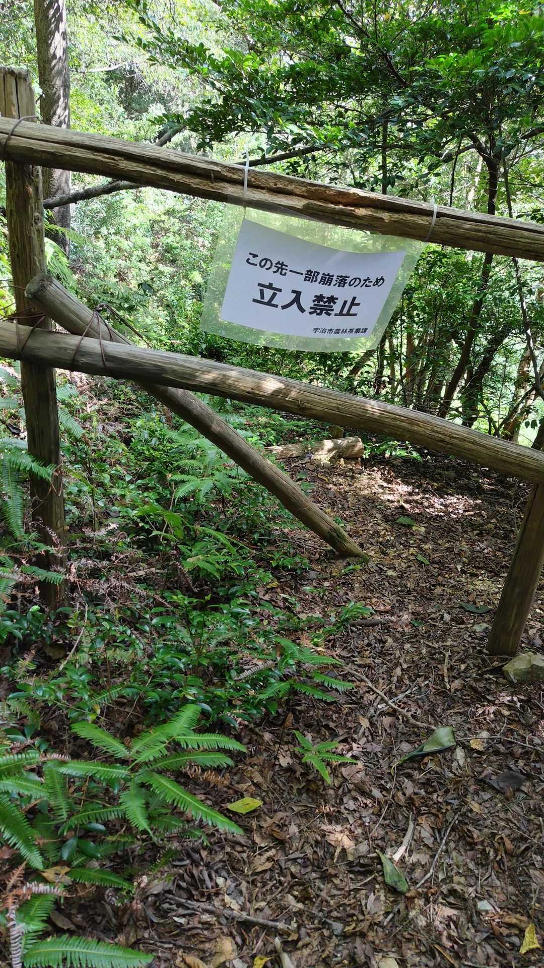 立入禁止の道が2箇所ほどありました。
