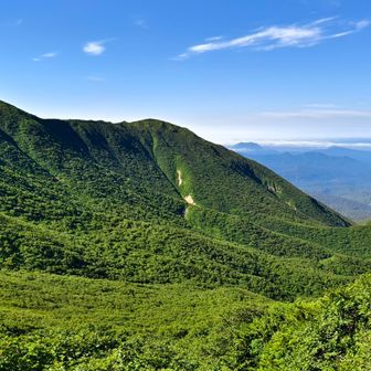 暑い暑い
やっと景色が開ける