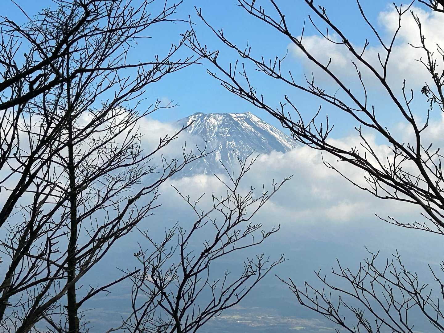 富士山、顔出しました👏