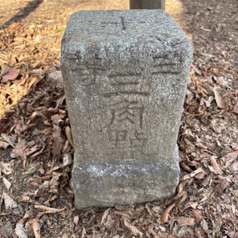 雨巻山の三等三角点！