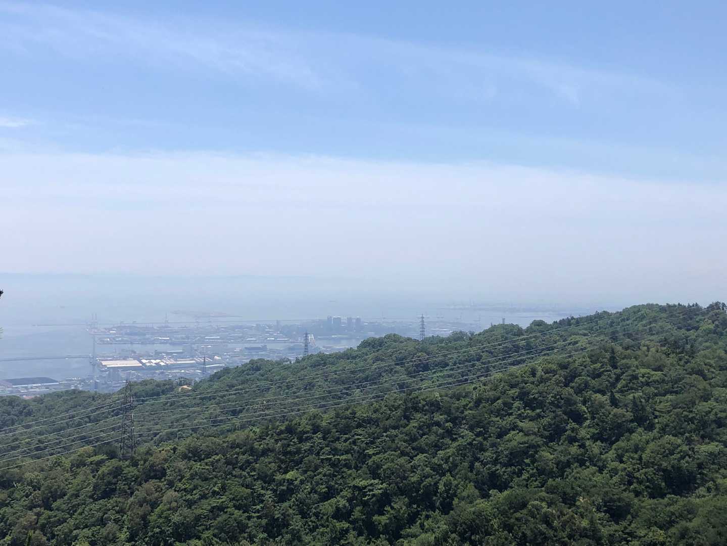 テラスから