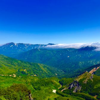 たぶん忠別岳と旭岳