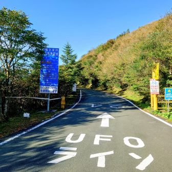 途中から歩きやすい車道（🛸ライン）を歩きます