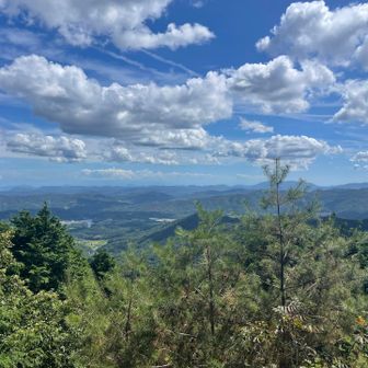 カンノキ山✨眺望の先は鷹ノ巣山と似てる