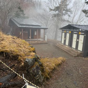 テント場は閉鎖中
