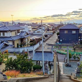 神社からの眺望