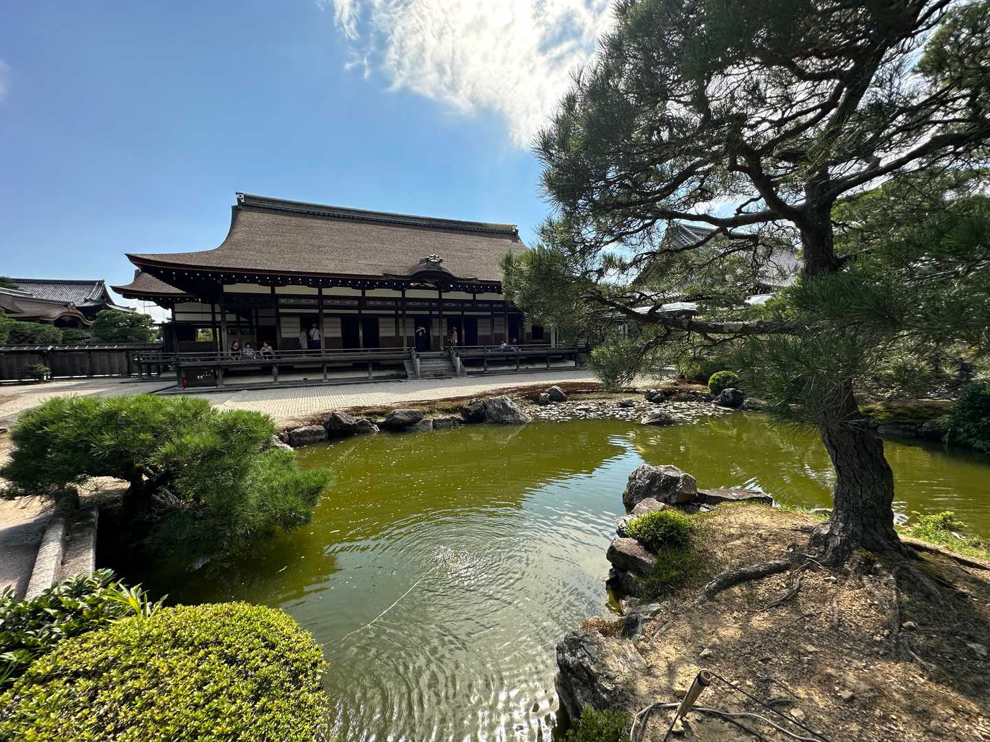 北庭から宸殿