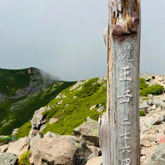 ついでに魔王岳も登りました｡それにしても恐ろしい名前の山ですね