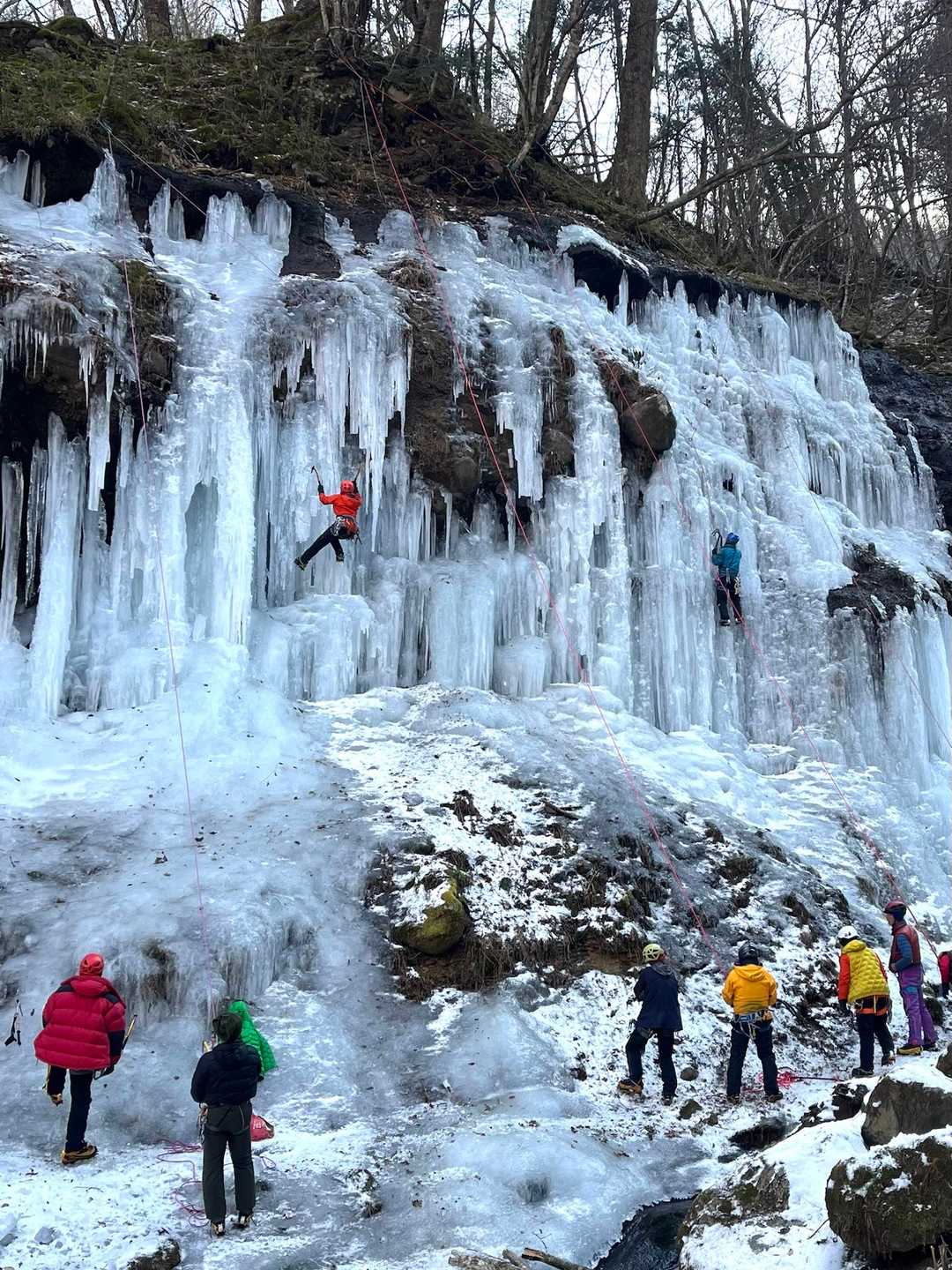 湯川溪谷氷柱群❄️ / たかこさんの八ヶ岳（赤岳・硫黄岳・天狗岳）の