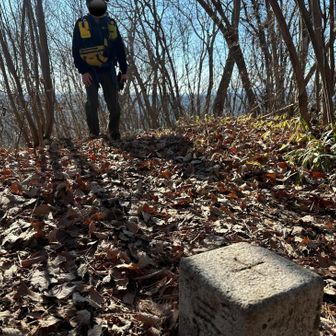 三角点から南東方向へちょっと進んで