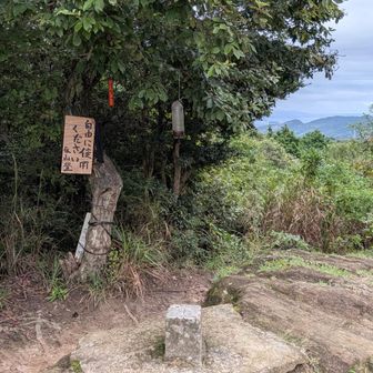 西尾茶臼山 山頂