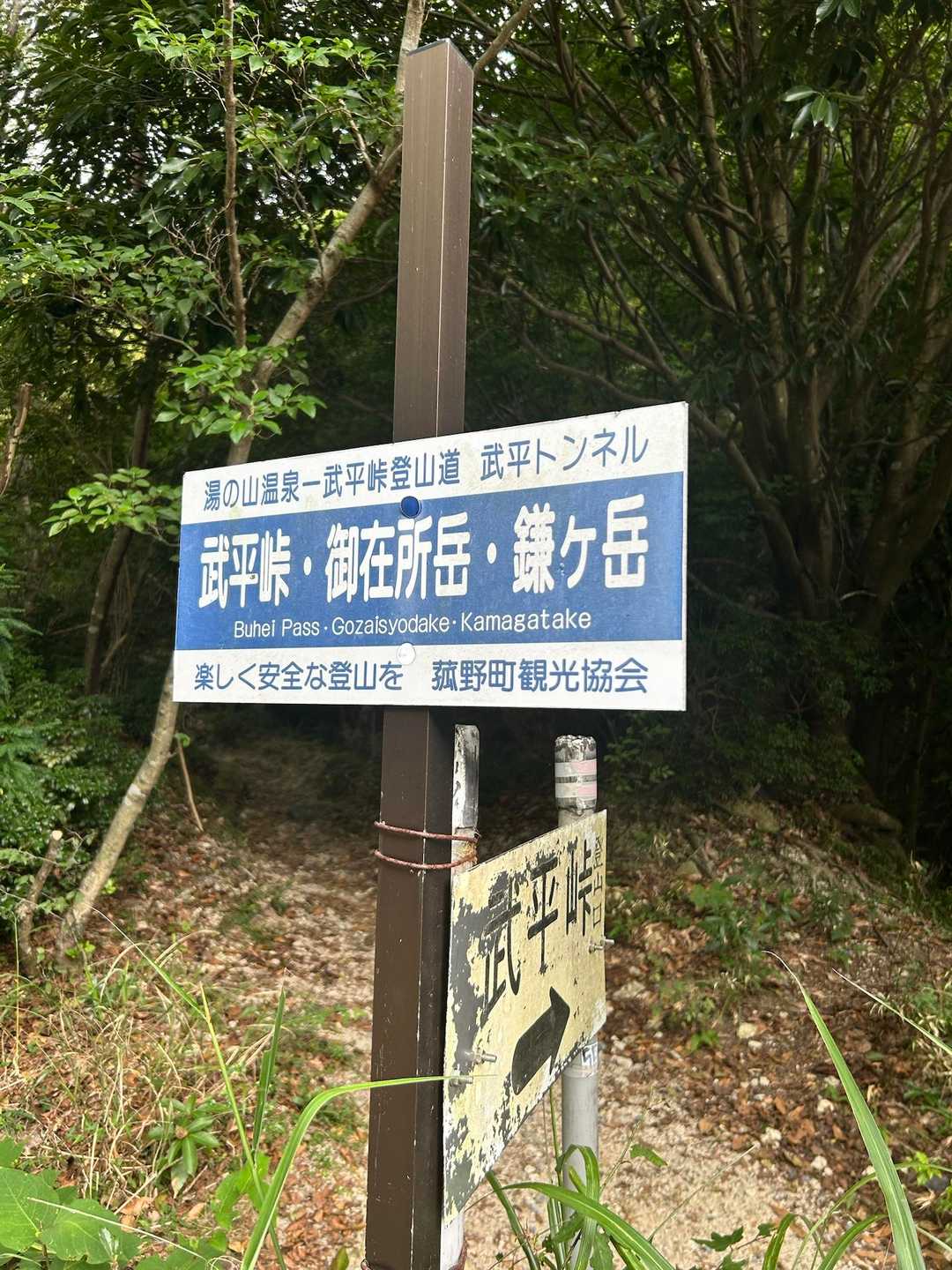 武平峠からスタート▶️