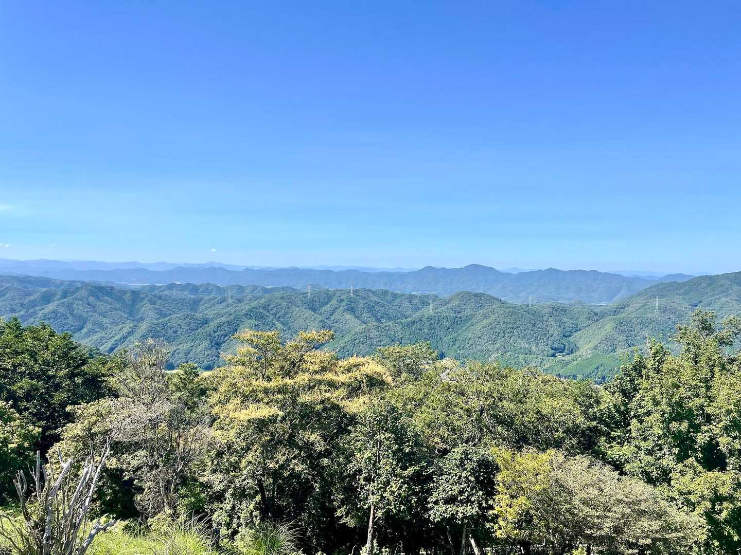 大野山山頂からの眺め